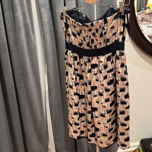 Burlap -Anthropologie- strapless dress - Picture 4 of 6